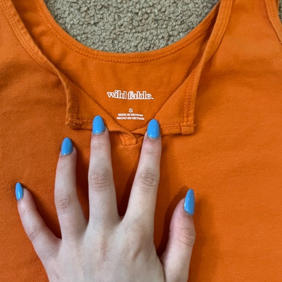 Orange wild fable crop top size s - Picture 2 of 3